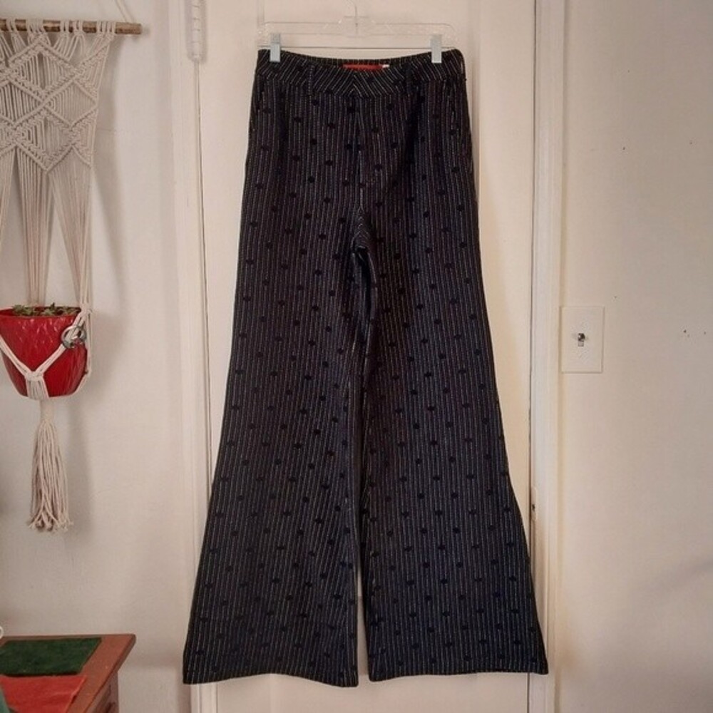 Cartonnier by Anthropologie Trousers Wide Leg Black Women's Size 28 Tall NWT